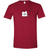 T-Shirts Cardinal Red / S Feline Flip Men's Semi-Fitted Softstyle