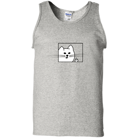 T-Shirts Ash / S Feline Flip Men's Tank Top