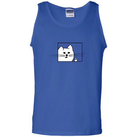 T-Shirts Royal / S Feline Flip Men's Tank Top