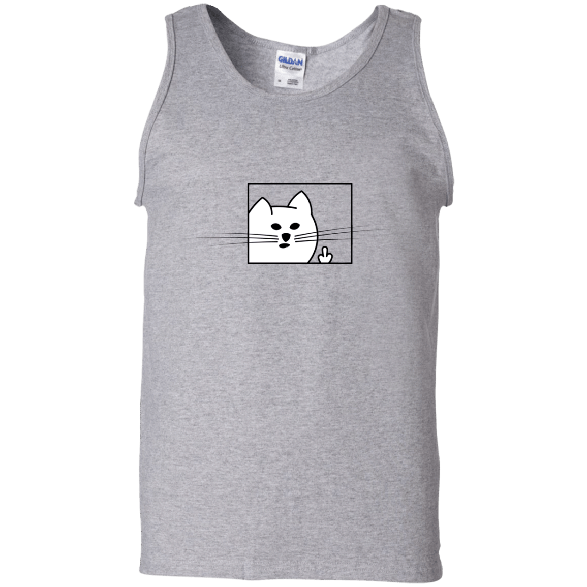 T-Shirts Sport Grey / S Feline Flip Men's Tank Top