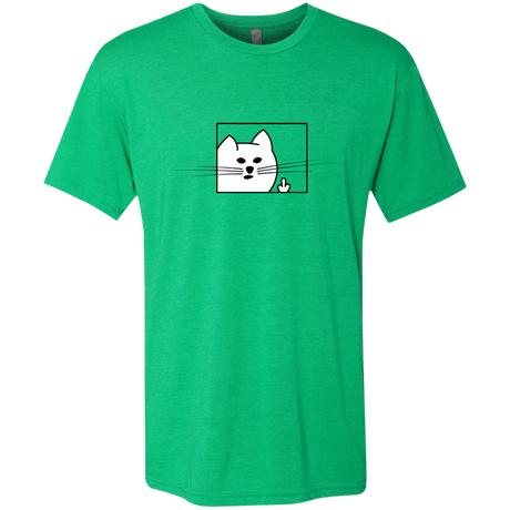 T-Shirts Envy / S Feline Flip Men's Triblend T-Shirt