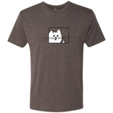 T-Shirts Macchiato / S Feline Flip Men's Triblend T-Shirt