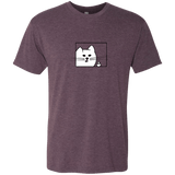 T-Shirts Vintage Purple / S Feline Flip Men's Triblend T-Shirt