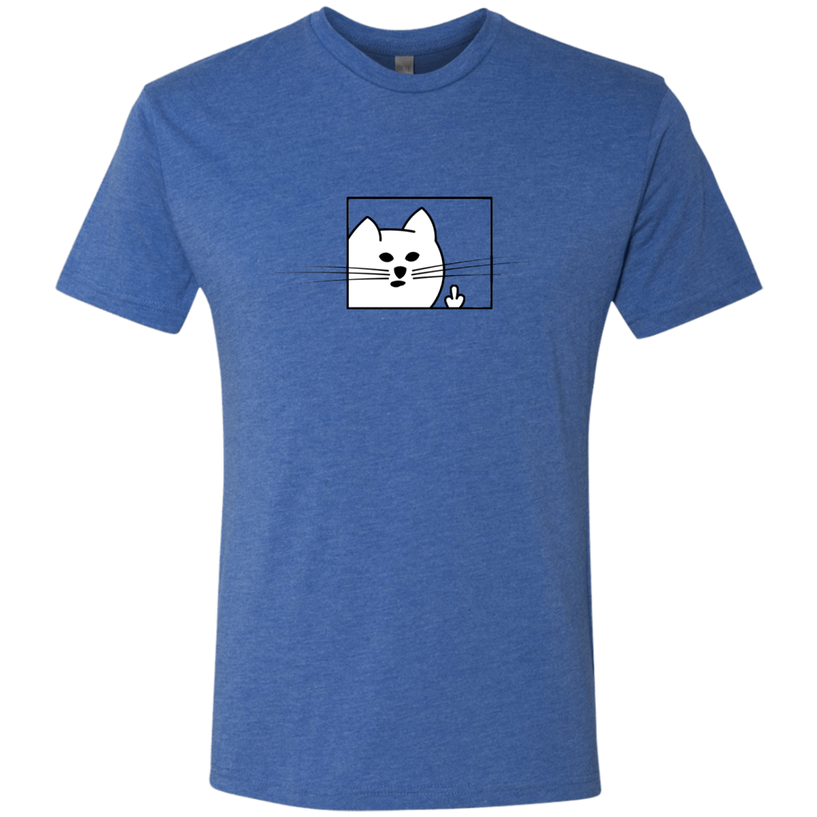 T-Shirts Vintage Royal / S Feline Flip Men's Triblend T-Shirt