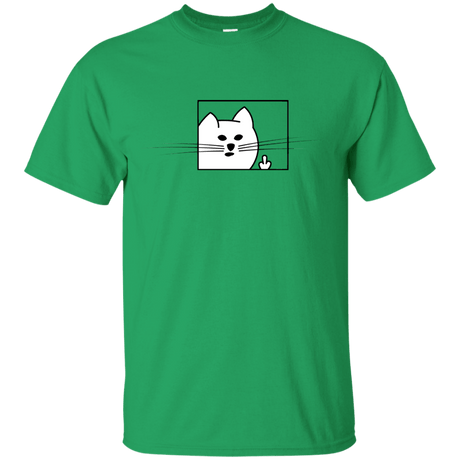 T-Shirts Irish Green / S Feline Flip T-Shirt