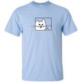 T-Shirts Light Blue / S Feline Flip T-Shirt