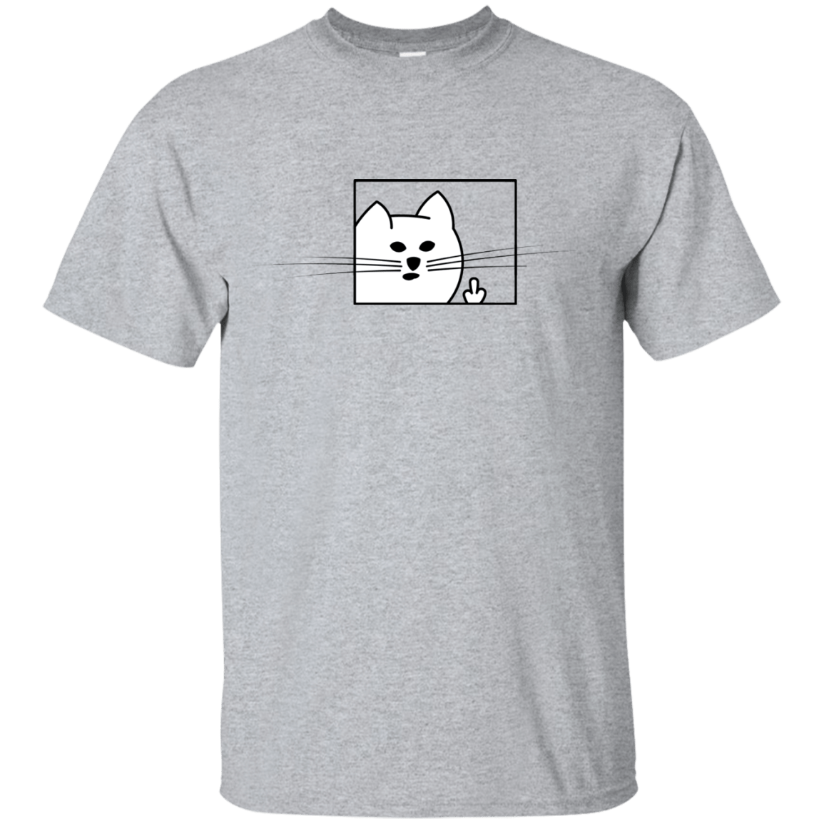 T-Shirts Sport Grey / S Feline Flip T-Shirt