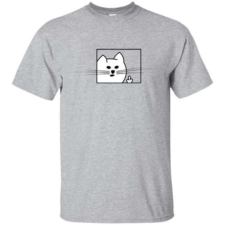 T-Shirts Sport Grey / S Feline Flip T-Shirt