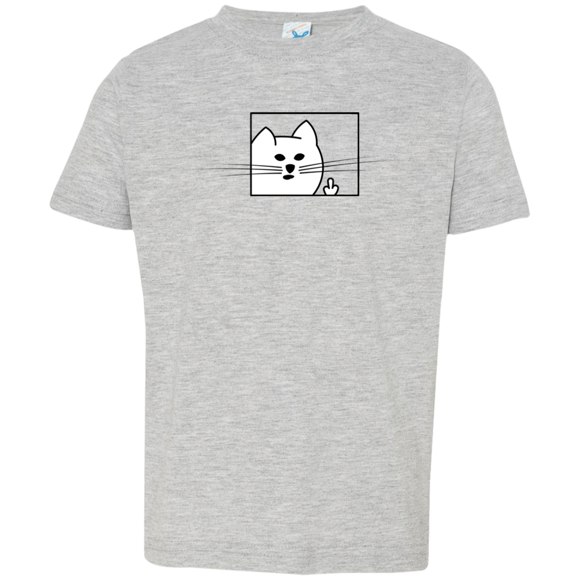 T-Shirts Heather Grey / 2T Feline Flip Toddler Premium T-Shirt