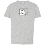 T-Shirts Heather Grey / 2T Feline Flip Toddler Premium T-Shirt