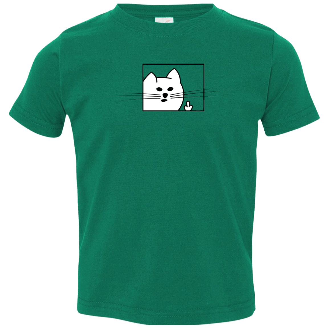 T-Shirts Kelly / 2T Feline Flip Toddler Premium T-Shirt