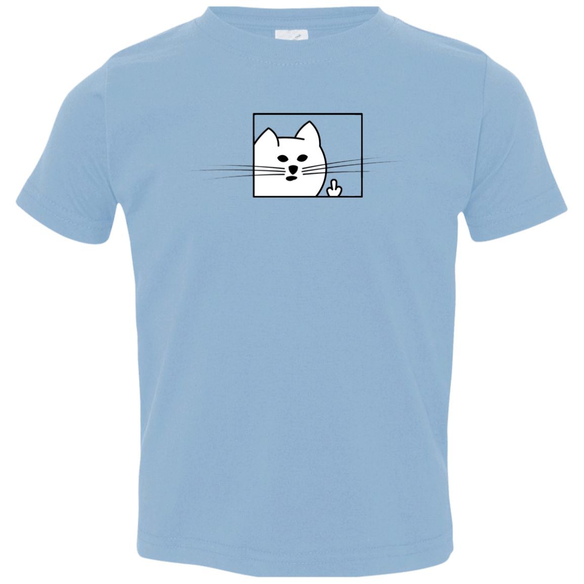 T-Shirts Light Blue / 2T Feline Flip Toddler Premium T-Shirt