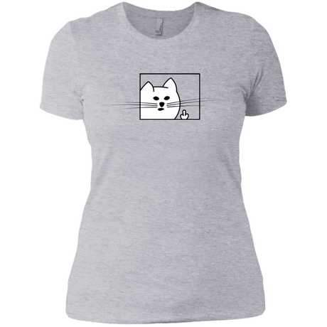 T-Shirts Heather Grey / X-Small Feline Flip Women's Premium T-Shirt