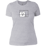 T-Shirts Heather Grey / X-Small Feline Flip Women's Premium T-Shirt