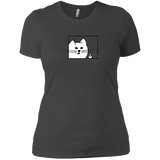 T-Shirts Heavy Metal / X-Small Feline Flip Women's Premium T-Shirt
