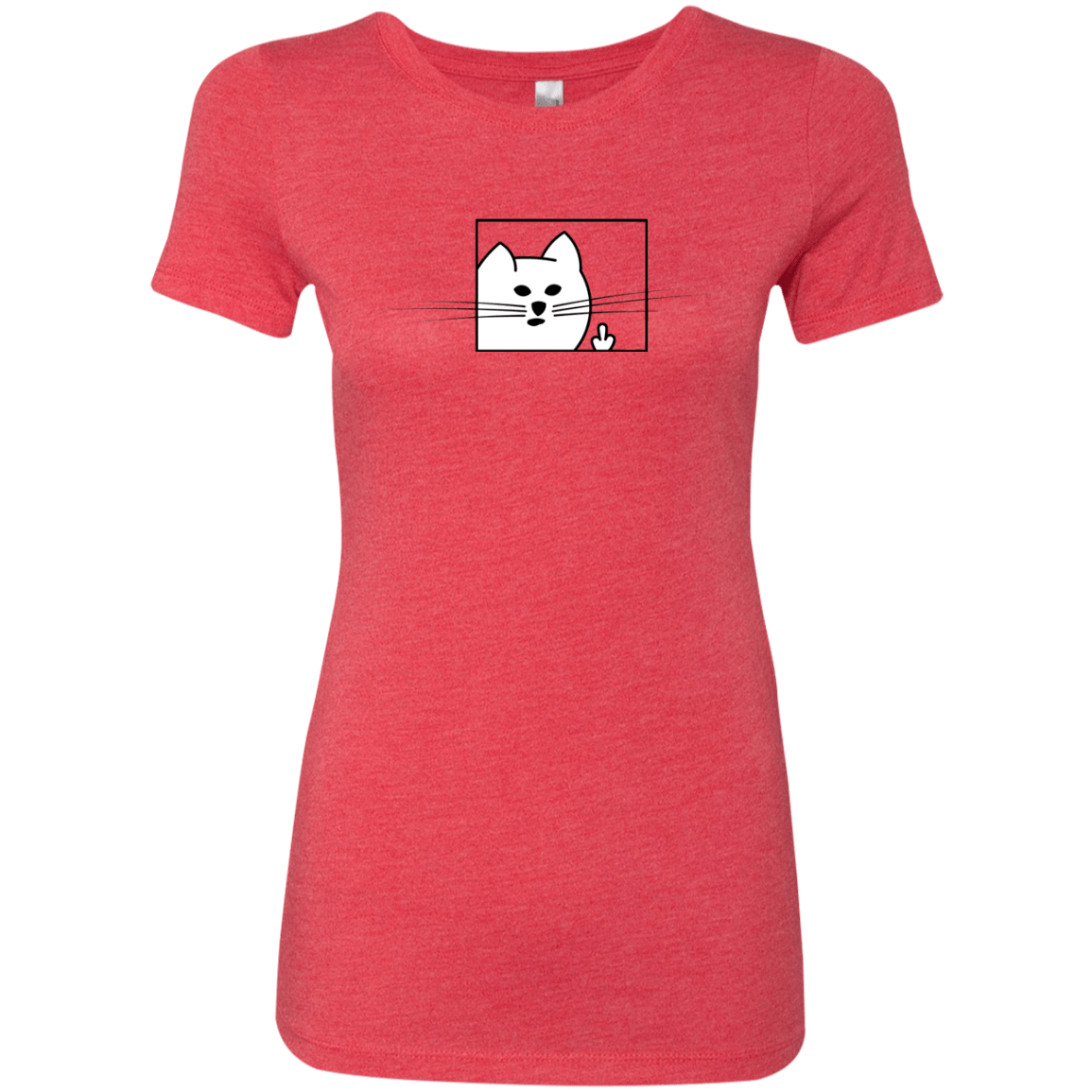 T-Shirts Vintage Red / S Feline Flip Women's Triblend T-Shirt