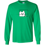 T-Shirts Irish Green / YS Feline Flip Youth Long Sleeve T-Shirt