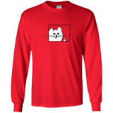 T-Shirts Red / YS Feline Flip Youth Long Sleeve T-Shirt