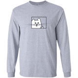 T-Shirts Sport Grey / YS Feline Flip Youth Long Sleeve T-Shirt