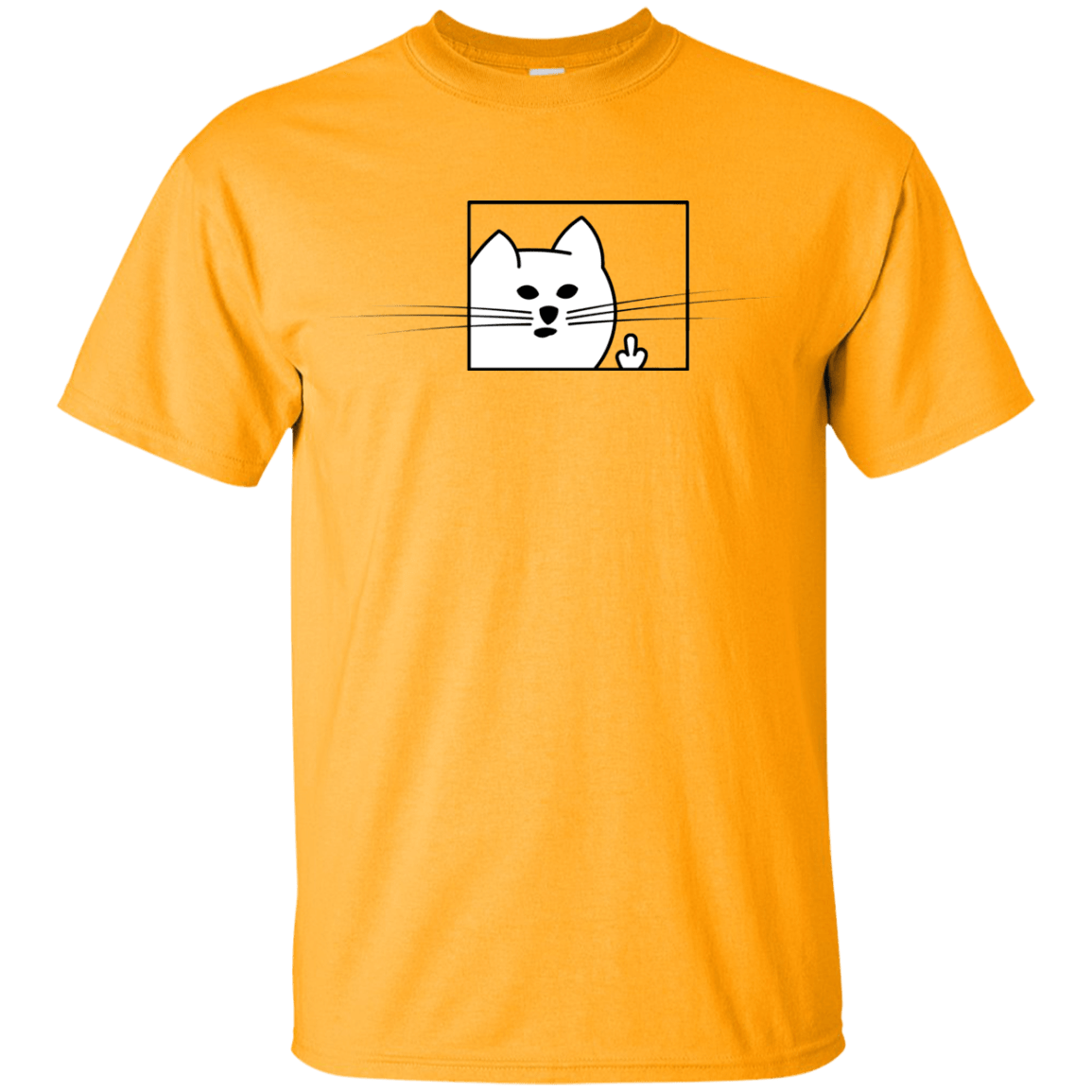 T-Shirts Gold / YXS Feline Flip Youth T-Shirt