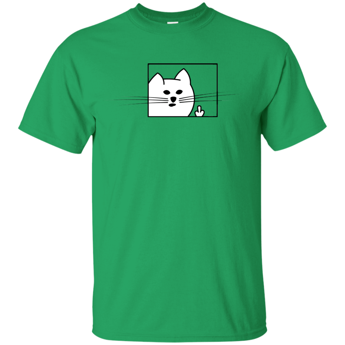 T-Shirts Irish Green / YXS Feline Flip Youth T-Shirt