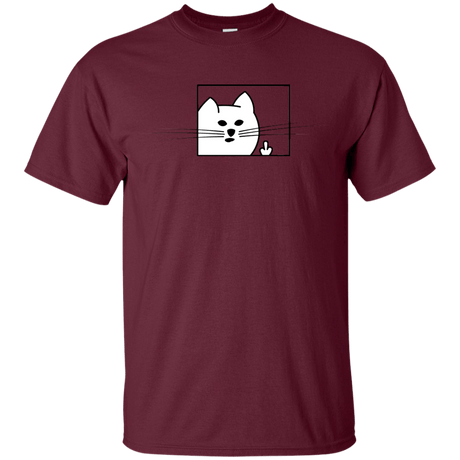 T-Shirts Maroon / YXS Feline Flip Youth T-Shirt