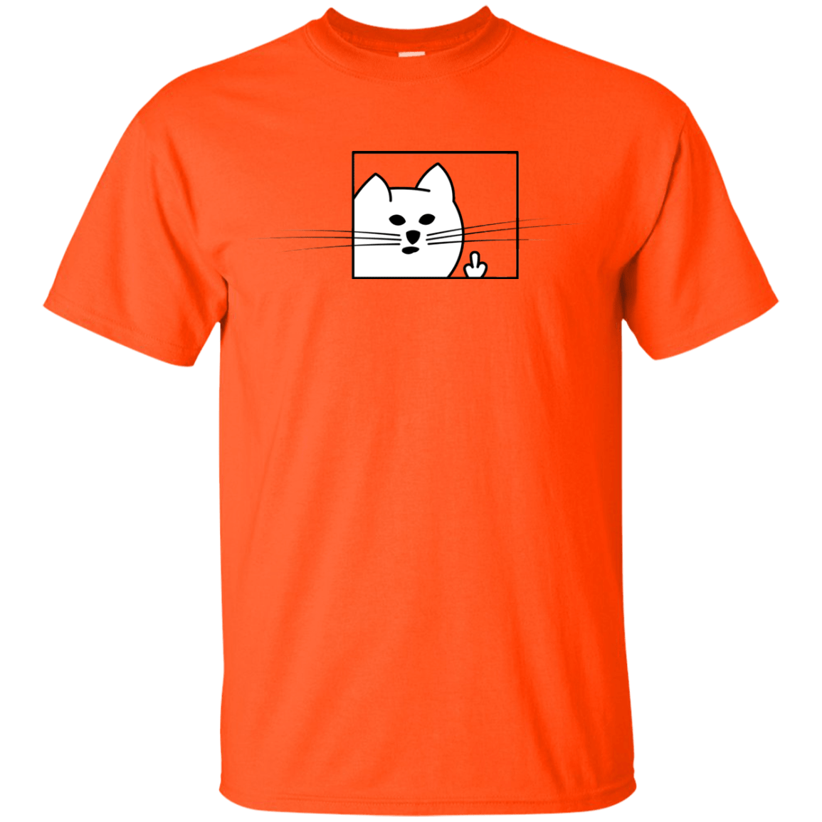 T-Shirts Orange / YXS Feline Flip Youth T-Shirt