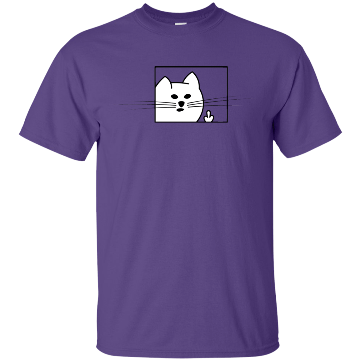 T-Shirts Purple / YXS Feline Flip Youth T-Shirt