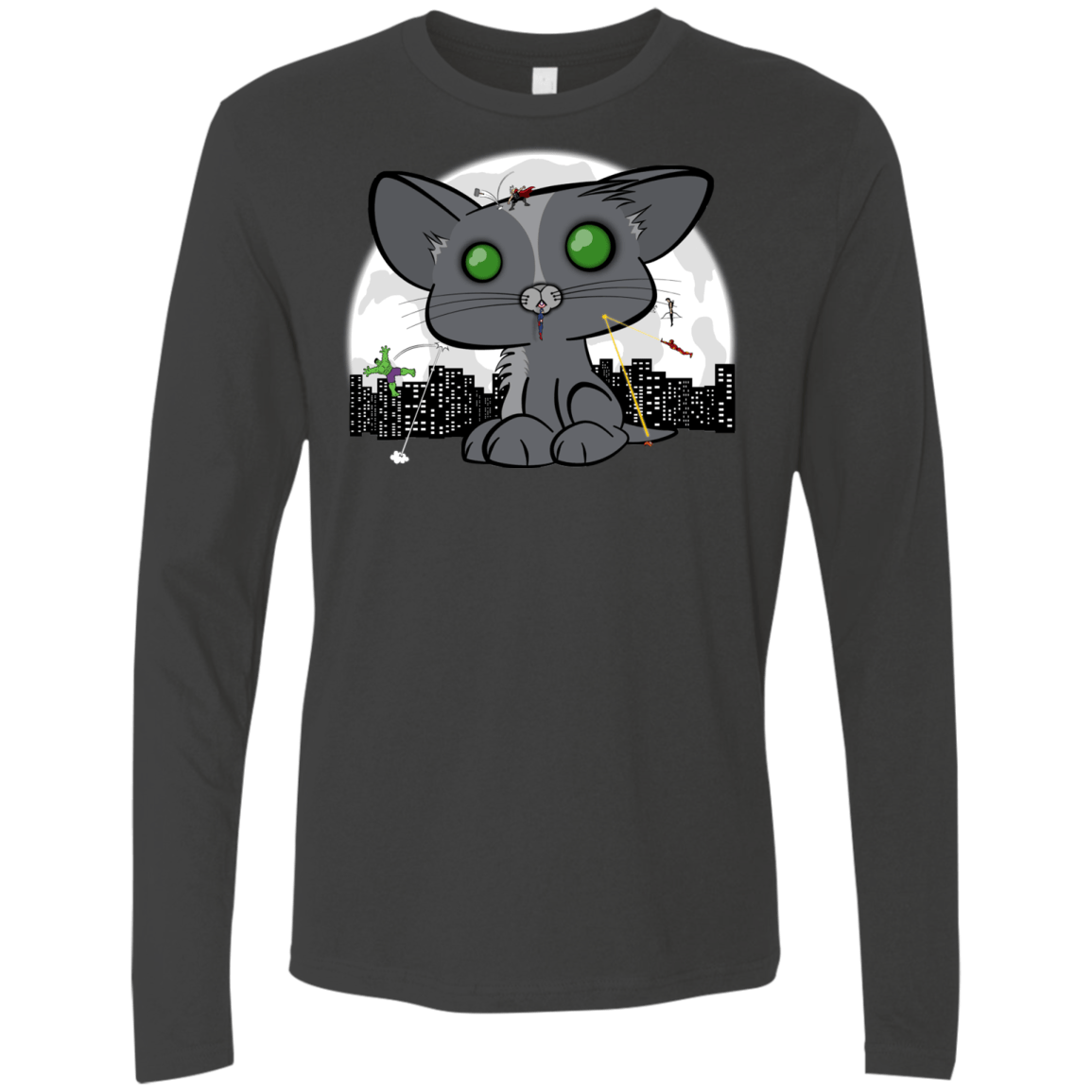 T-Shirts Heavy Metal / Small Felinity War Men's Premium Long Sleeve