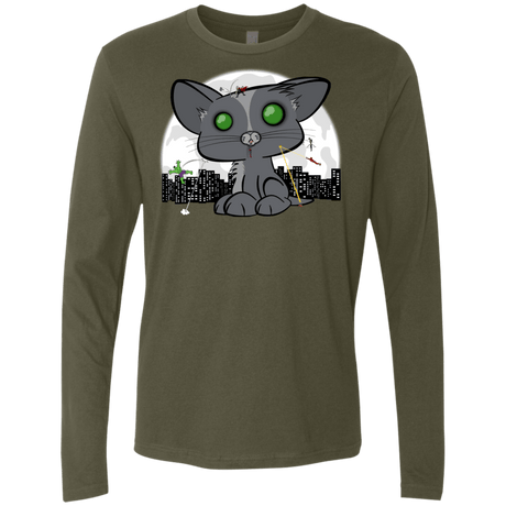 T-Shirts Military Green / Small Felinity War Men's Premium Long Sleeve