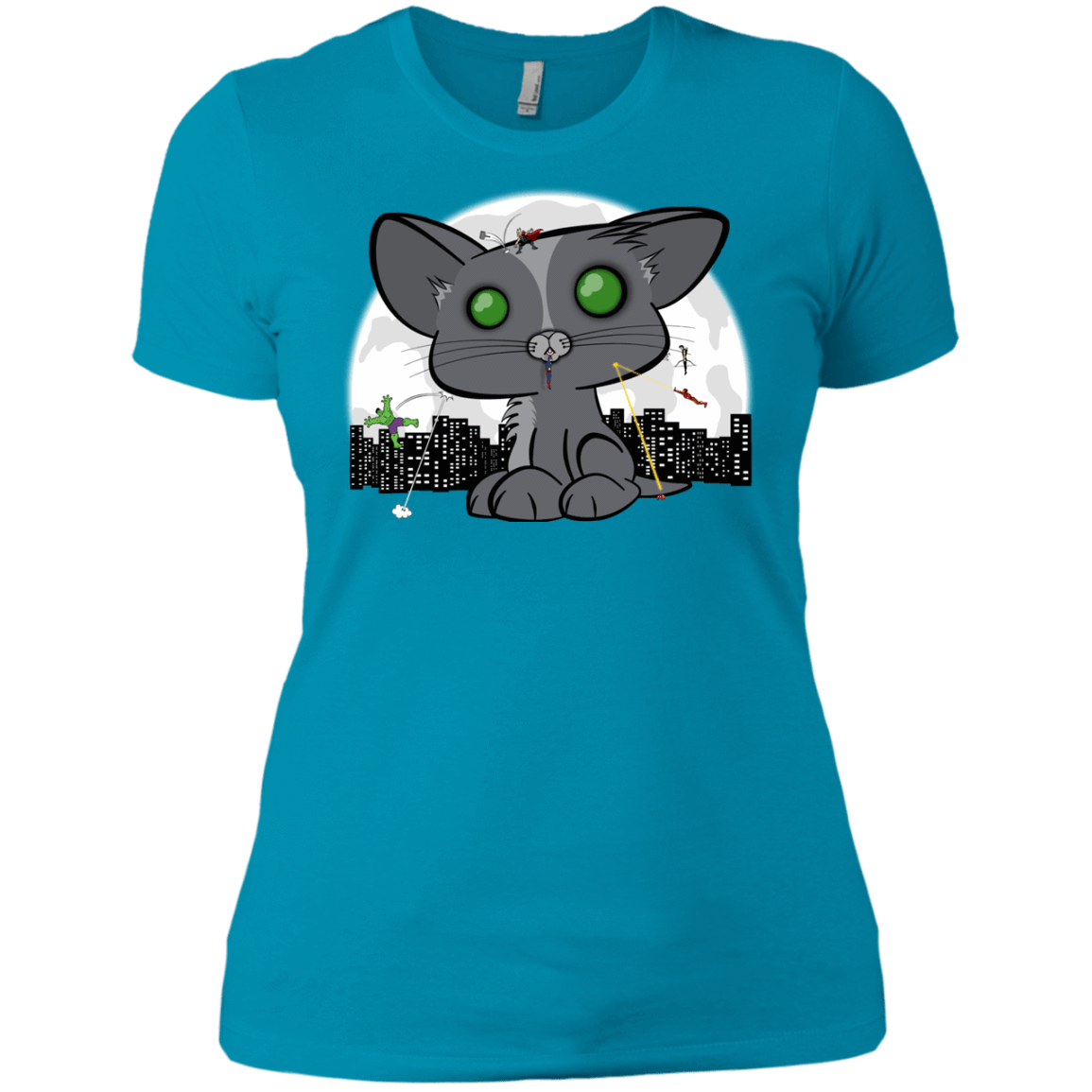 T-Shirts Turquoise / X-Small Felinity War Women's Premium T-Shirt
