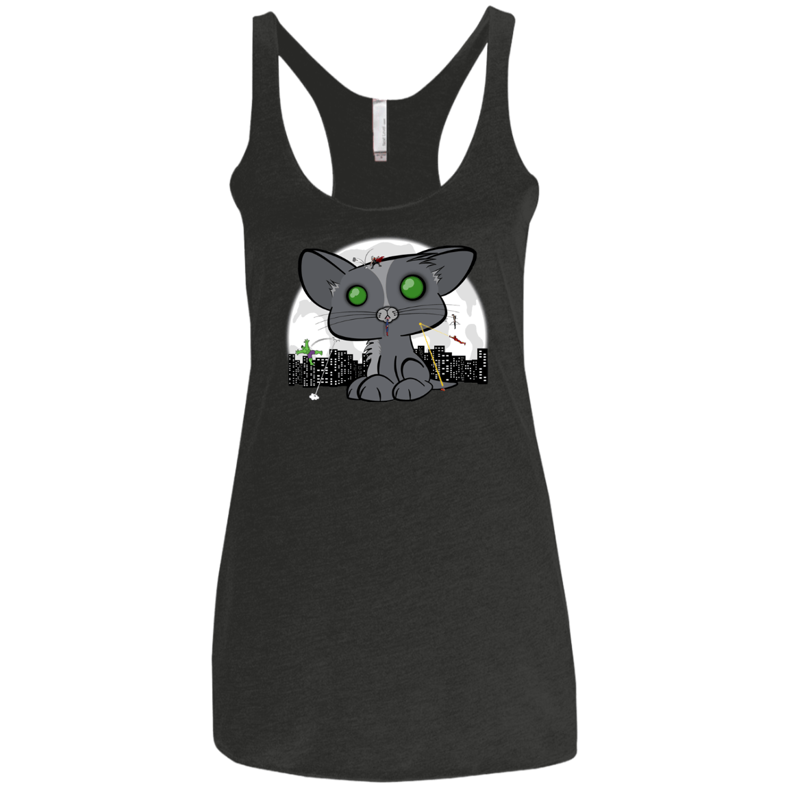 T-Shirts Vintage Black / X-Small Felinity War Women's Triblend Racerback Tank