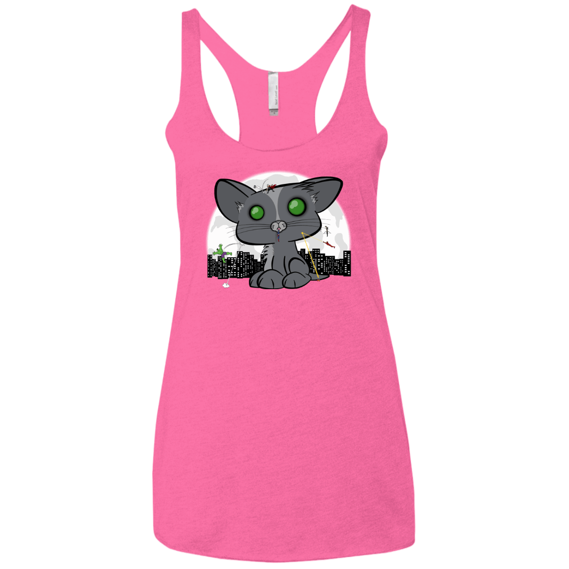 T-Shirts Vintage Pink / X-Small Felinity War Women's Triblend Racerback Tank