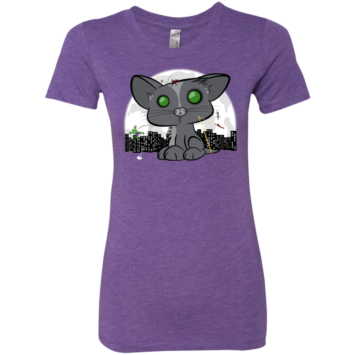 T-Shirts Purple Rush / Small Felinity War Women's Triblend T-Shirt