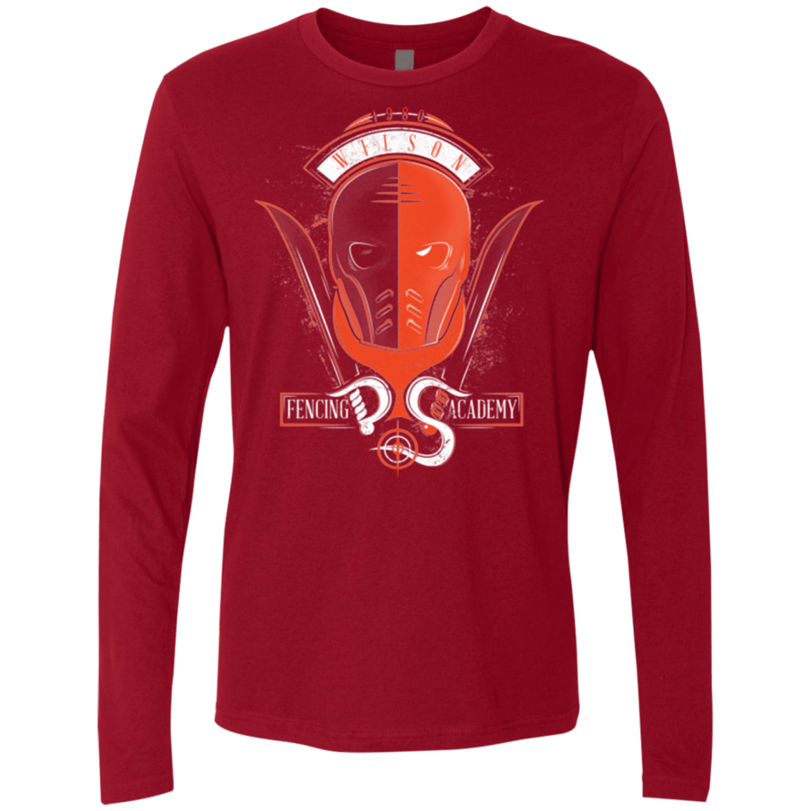 T-Shirts Cardinal / Small Fencing Academy Men's Premium Long Sleeve