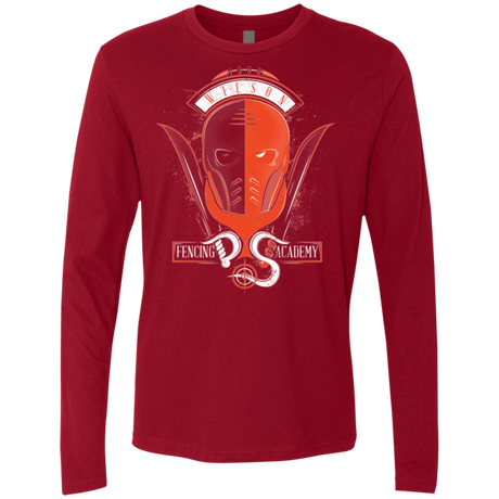 T-Shirts Cardinal / Small Fencing Academy Men's Premium Long Sleeve