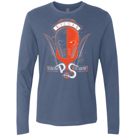 T-Shirts Indigo / Small Fencing Academy Men's Premium Long Sleeve