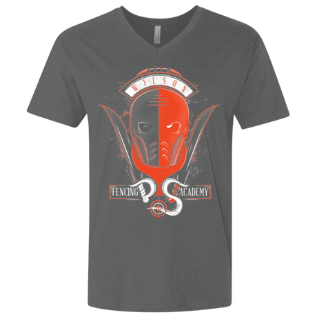 T-Shirts Heavy Metal / X-Small Fencing Academy Men's Premium V-Neck