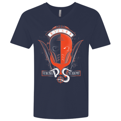 T-Shirts Midnight Navy / X-Small Fencing Academy Men's Premium V-Neck