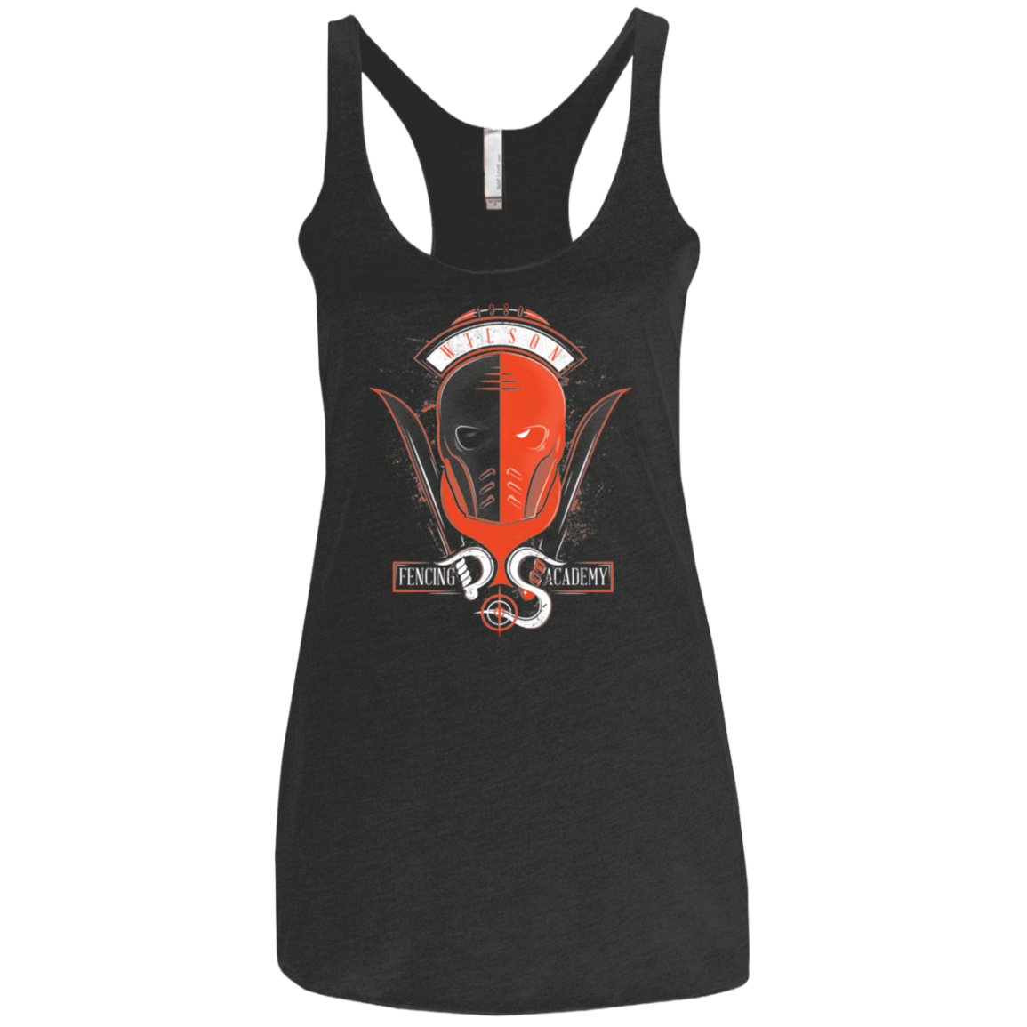 T-Shirts Vintage Black / X-Small Fencing Academy Women's Triblend Racerback Tank