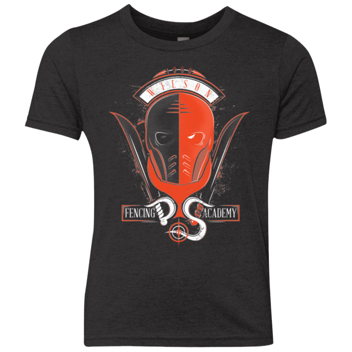 T-Shirts Vintage Black / YXS Fencing Academy Youth Triblend T-Shirt