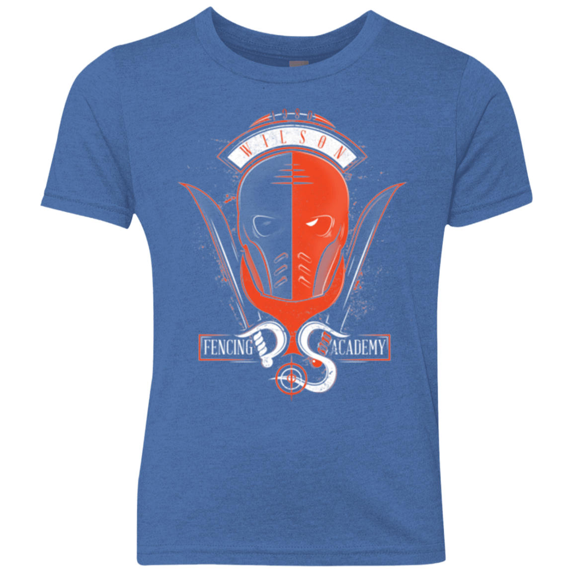 T-Shirts Vintage Royal / YXS Fencing Academy Youth Triblend T-Shirt