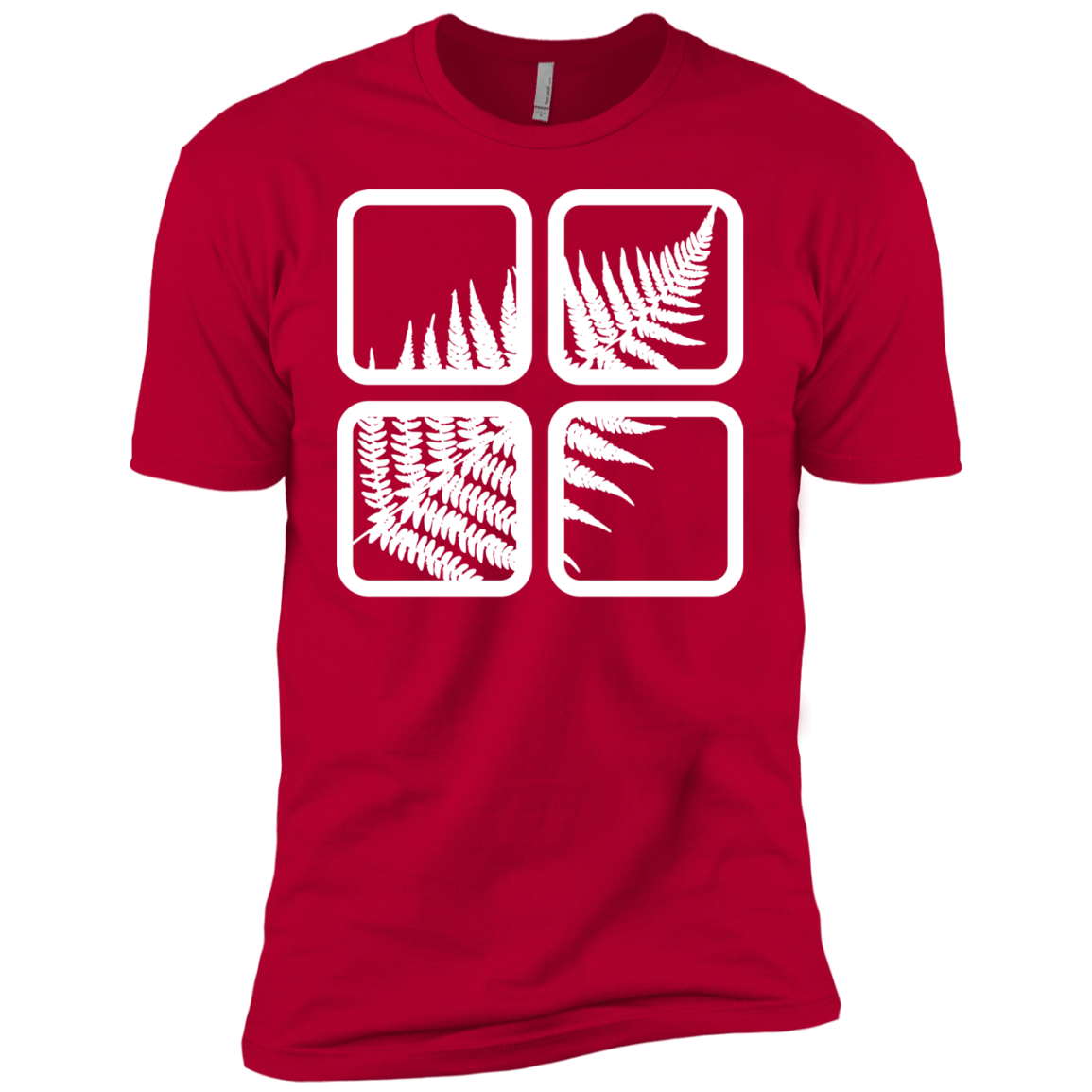 T-Shirts Red / YXS Fern Pane Boys Premium T-Shirt