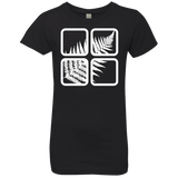 T-Shirts Black / YXS Fern Pane Girls Premium T-Shirt