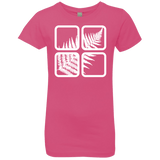 T-Shirts Hot Pink / YXS Fern Pane Girls Premium T-Shirt