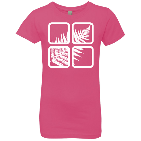 T-Shirts Hot Pink / YXS Fern Pane Girls Premium T-Shirt