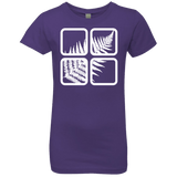 T-Shirts Purple Rush / YXS Fern Pane Girls Premium T-Shirt