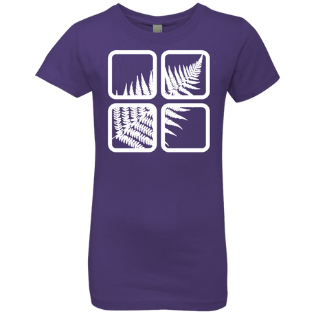 T-Shirts Purple Rush / YXS Fern Pane Girls Premium T-Shirt