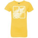 T-Shirts Vibrant Yellow / YXS Fern Pane Girls Premium T-Shirt