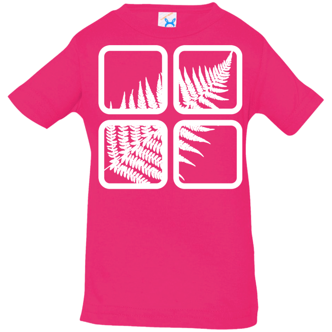 T-Shirts Hot Pink / 6 Months Fern Pane Infant Premium T-Shirt